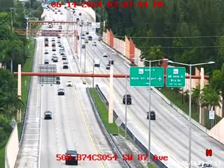 Traffic Cam (508) SR-874 at SW 87th Ave