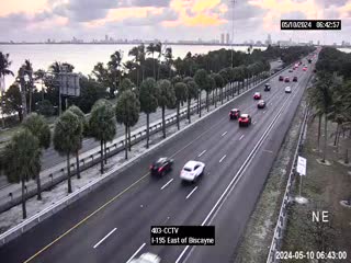 USA Miami Julia Tuttle Causeway live webcam