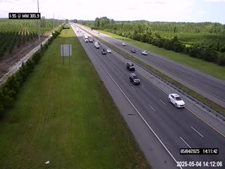 Traffic Cam I-95 @ MM 305.9