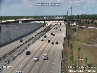 Traffic Cam I-75 at Florida's Turnpike
