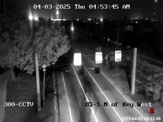 USA Florida Key West Traffic at the entrance to the city live camera