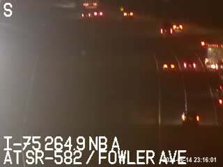 Traffic Cam I-75 at Fowler secondary