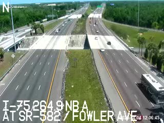 Traffic Cam I-75 at Fowler secondary