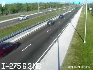 Traffic Cam I-275 N at 6.3 NB