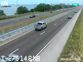 Traffic Cam I-275 N at 14.5 NB