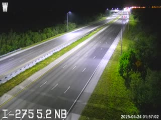 Traffic Cam I-275 N at US 19 to I-275 on-ramp