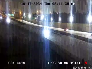 Miami-Dade County Interstate I-95 Traffic Cameras