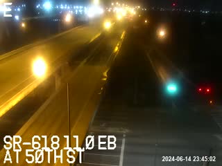 Traffic Cam N of EB Off Ramp at 50th St