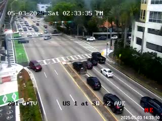 Traffic Cam US-1 at Southwest 22nd  Avenue