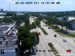 Traffic Cam US-1 before Florida's Turnpike