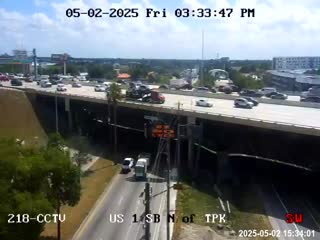 Traffic Cam US-1 before Florida's Turnpike