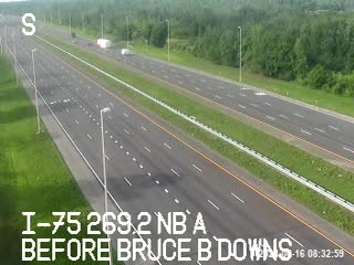 Traffic Cam I-75 NB before Bruce B Downs