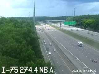Traffic Cam I-75 at MM 274.5