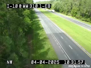 Traffic Cam I-10 @ MM 310.1