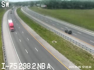 Traffic Cam I-75 at MM 298.2