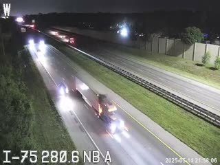Traffic Cam I-75 at MM 280.6