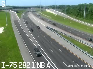 Traffic Cam I-75 at MM 282.1