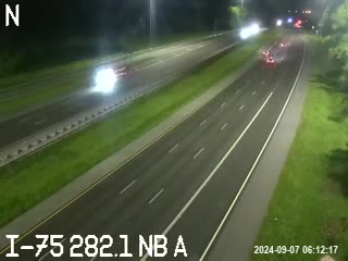 Traffic Cam I-75 at MM 282.1