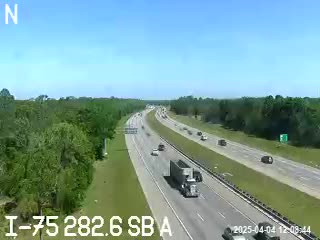 Traffic Cam I-75 at MM 282.6