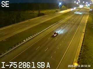 Traffic Cam I-75 at MM 286.1
