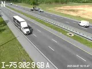 Traffic Cam I-75 at MM 302.8