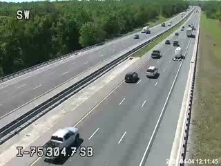 Traffic Cam I-75 at MM 304.7