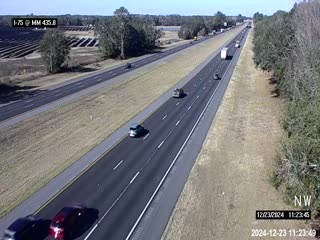 Traffic Cam I-75 @ MM 435.8