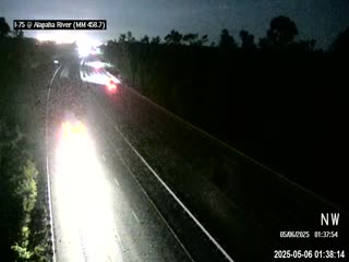 Traffic Cam I-75 @ MM 458.7 / Alapaha River